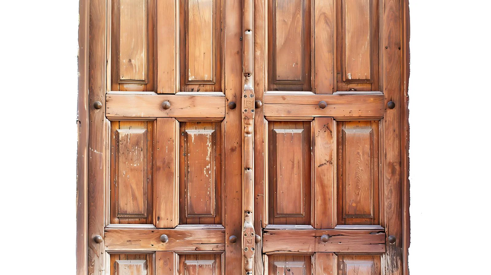 Detailed Close-up of Shut Wooden Doors — free download from Dotvec