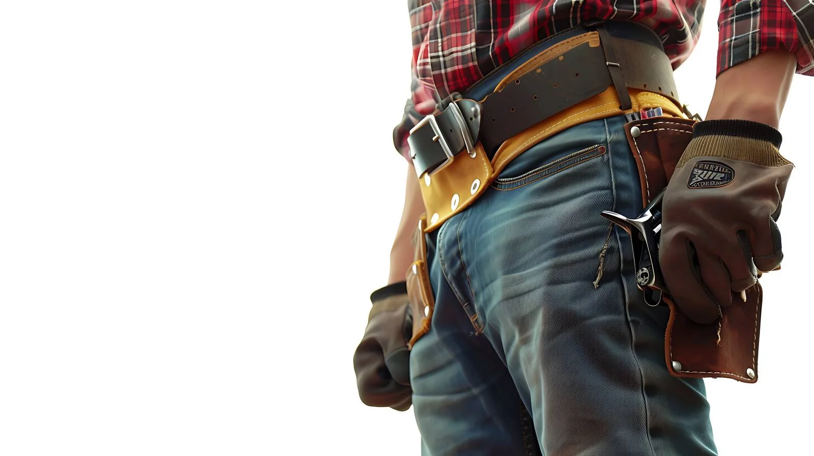 Construction Worker with Tool Belt — free download from Dotvec