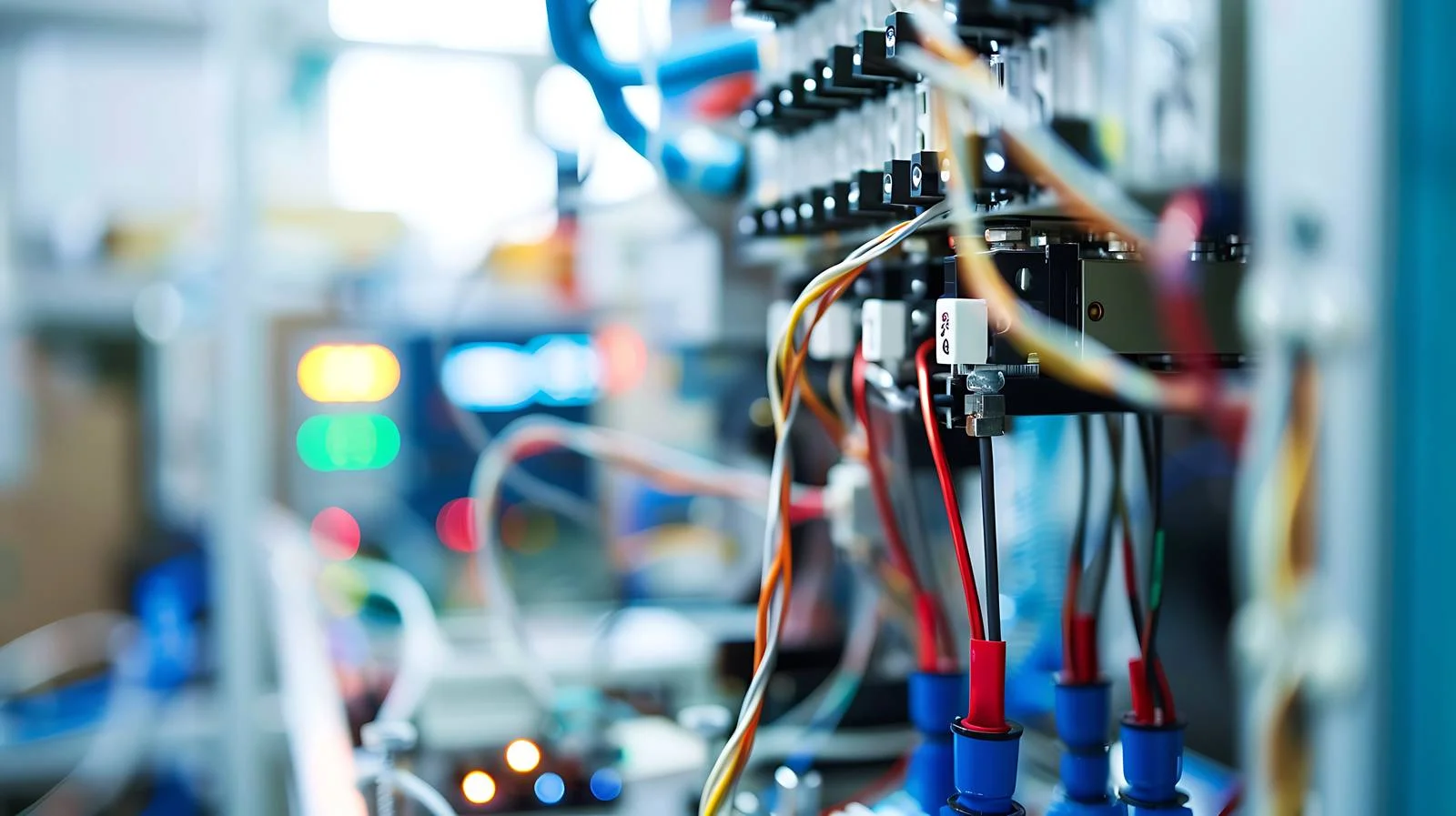 Close-up Electrical Equipment in Laboratory — free download from Dotvec