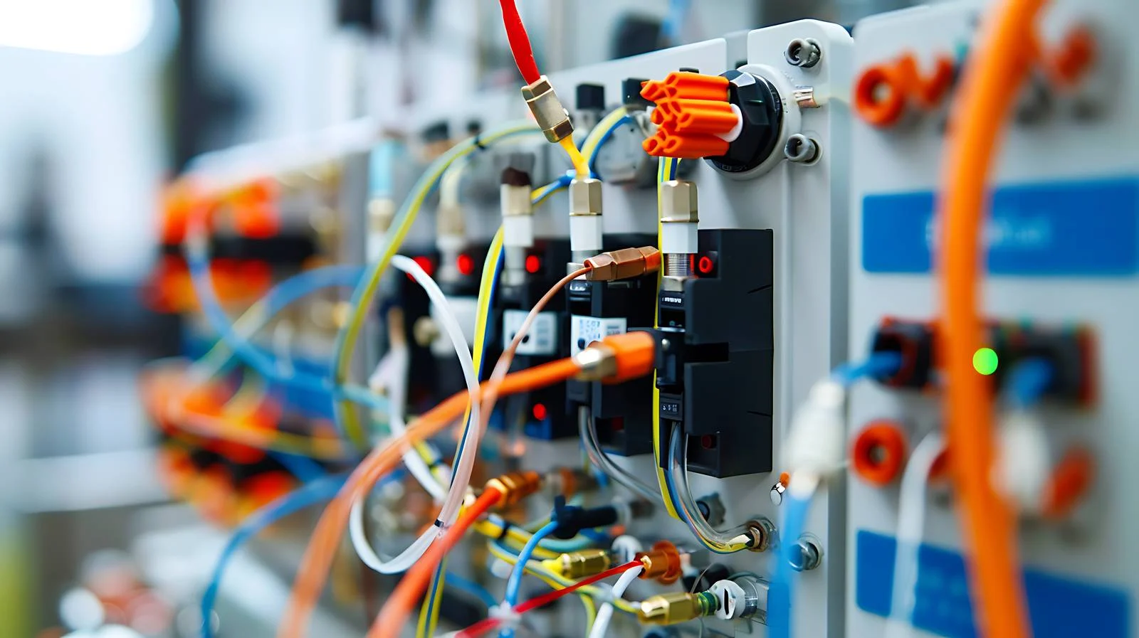 Close-up Electrical Equipment Usage Lab — free download from Dotvec