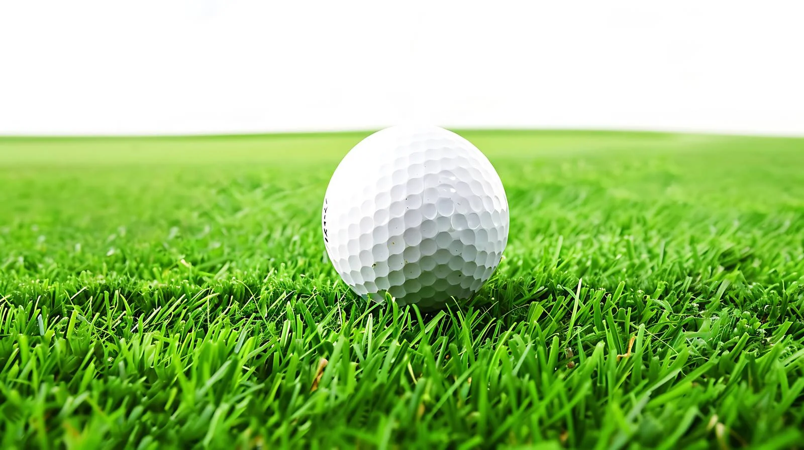 Detailed Golf Ball on White Background — free download from Dotvec