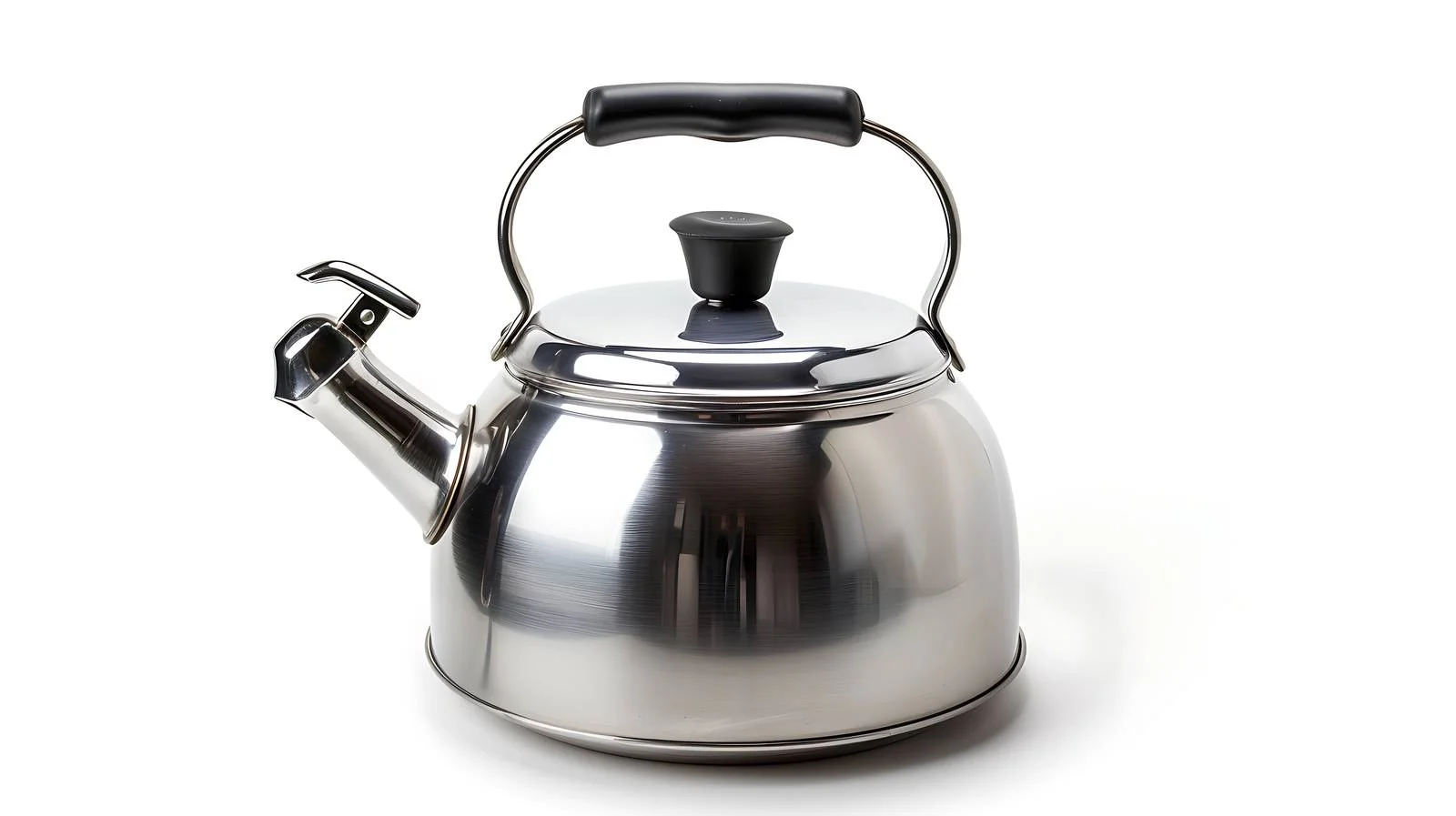 Modern Kettle on White Background Close-Up — free download from Dotvec