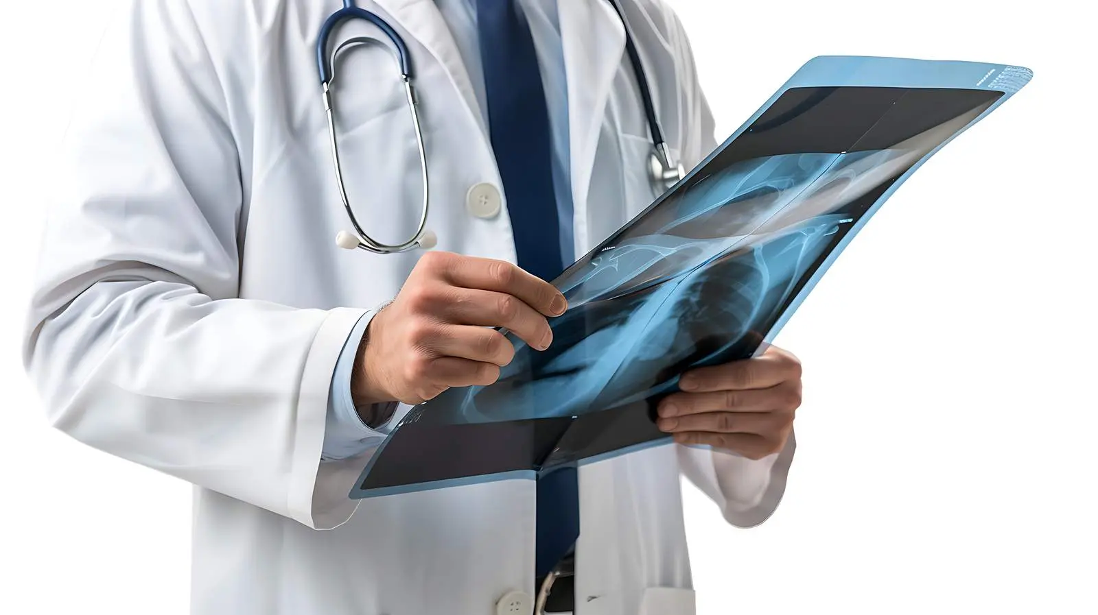Male Doctor Examining X-ray Image – free images image from Dotvec