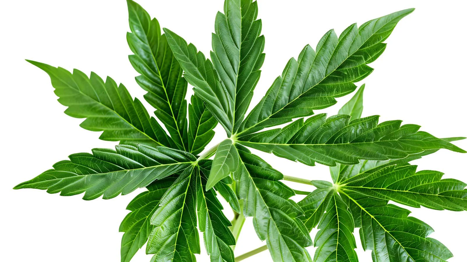 Vibrant Marijuana Leaves on Washington Plant — free download from Dotvec