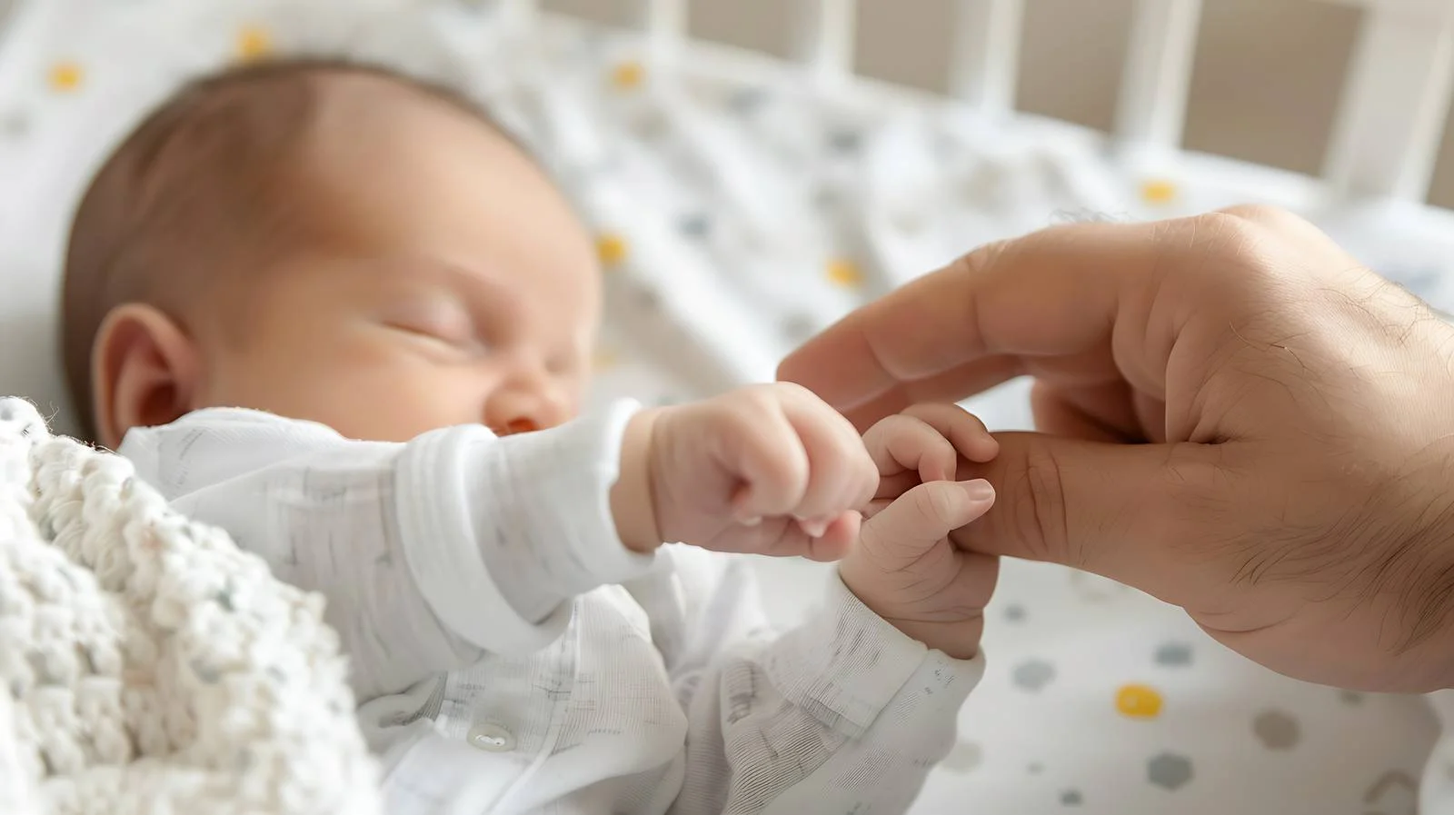 Bond between father and newborn child — free download from Dotvec