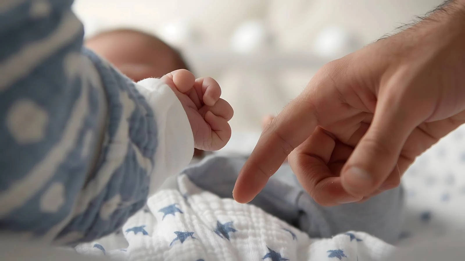 Tender Moment Between Newborn and Father — free download from Dotvec