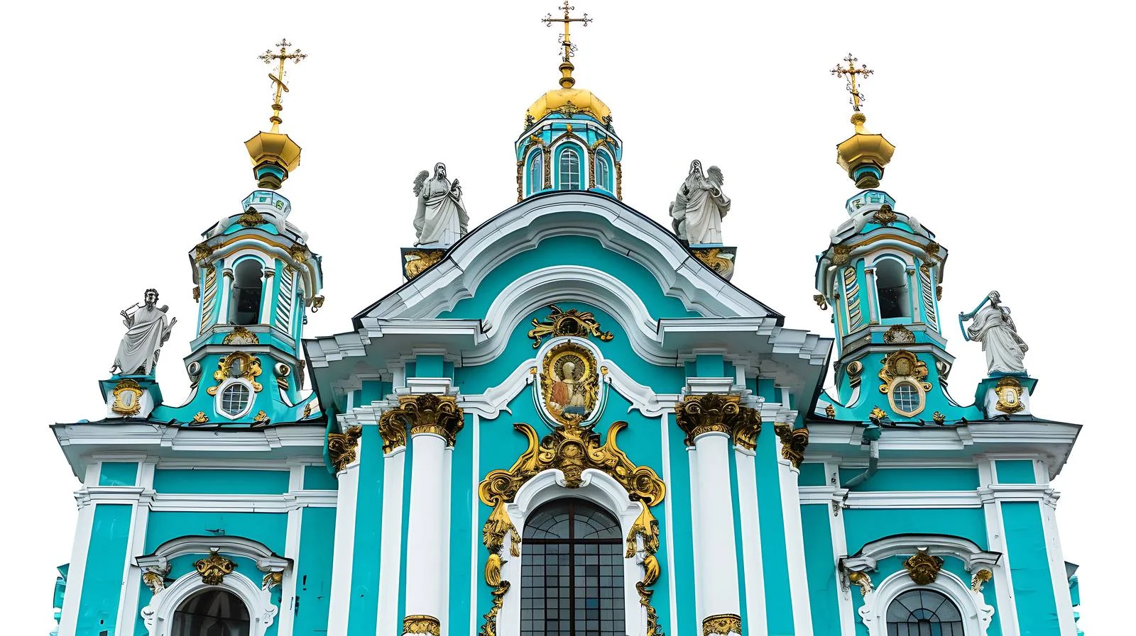 Close-up of Saint Andrew's Church in Kiev — free download from Dotvec