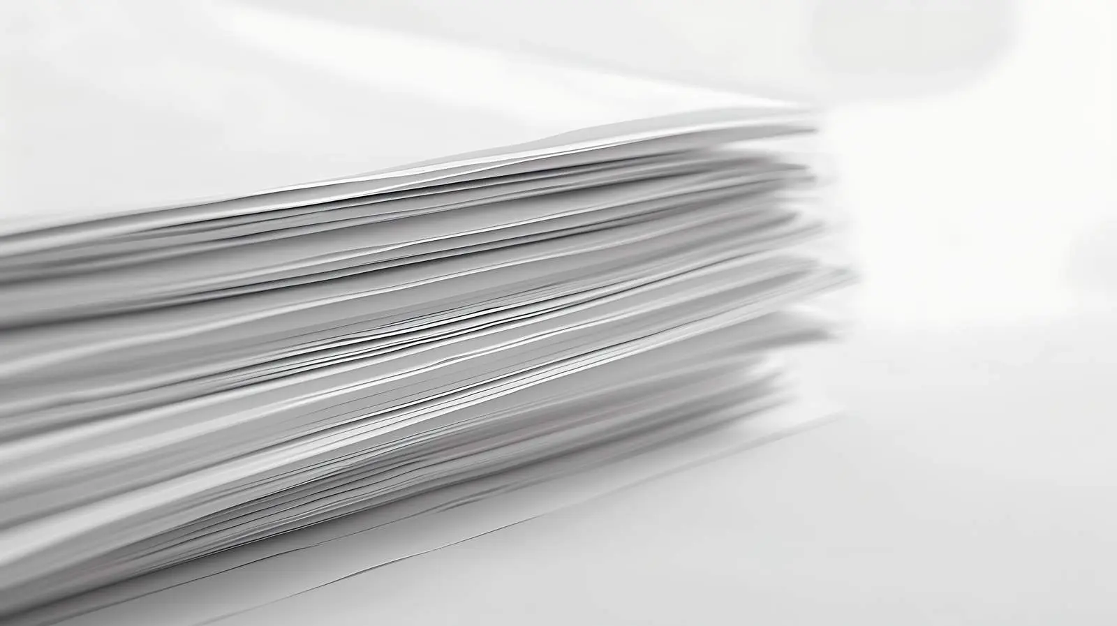 Stack of Papers Isolated on White Background – free financial image from Dotvec