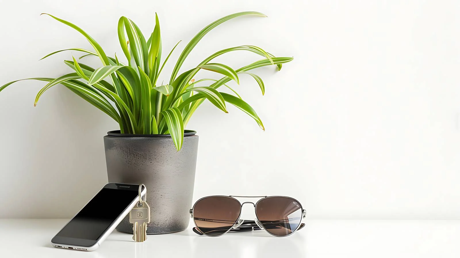 Modern Accessories: Sunglasses, Phone, and Car Key — free download from Dotvec