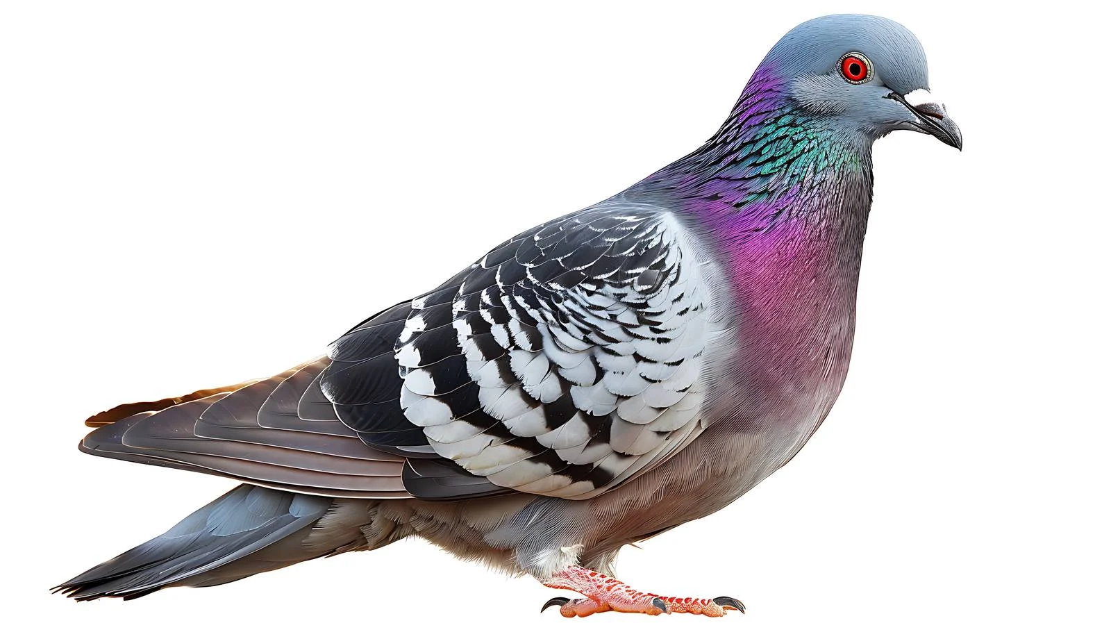 Urban pigeon perched on city parapet — free download from Dotvec