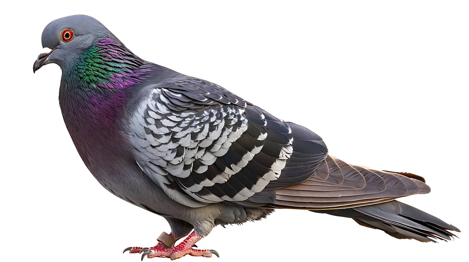 Urban Pigeon Perched on Parapet Edge — free download from Dotvec