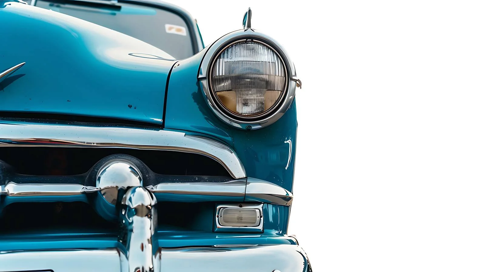 Vintage Car Close-Up on Street — free download from Dotvec