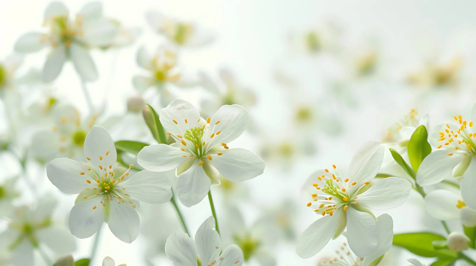 Elegant White Blooming Flowers Outdoors Close-Up — free download from Dotvec