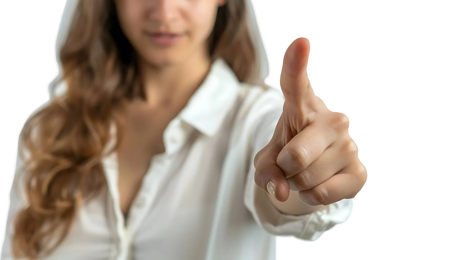 Woman Showing Gesture Isolated — free download from Dotvec