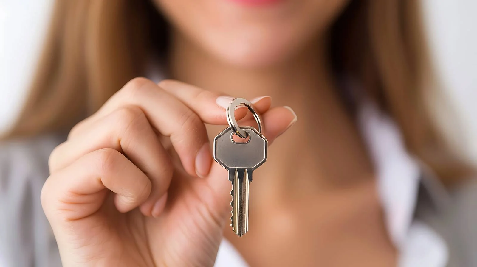 Woman with House Key in New Home — free download from Dotvec