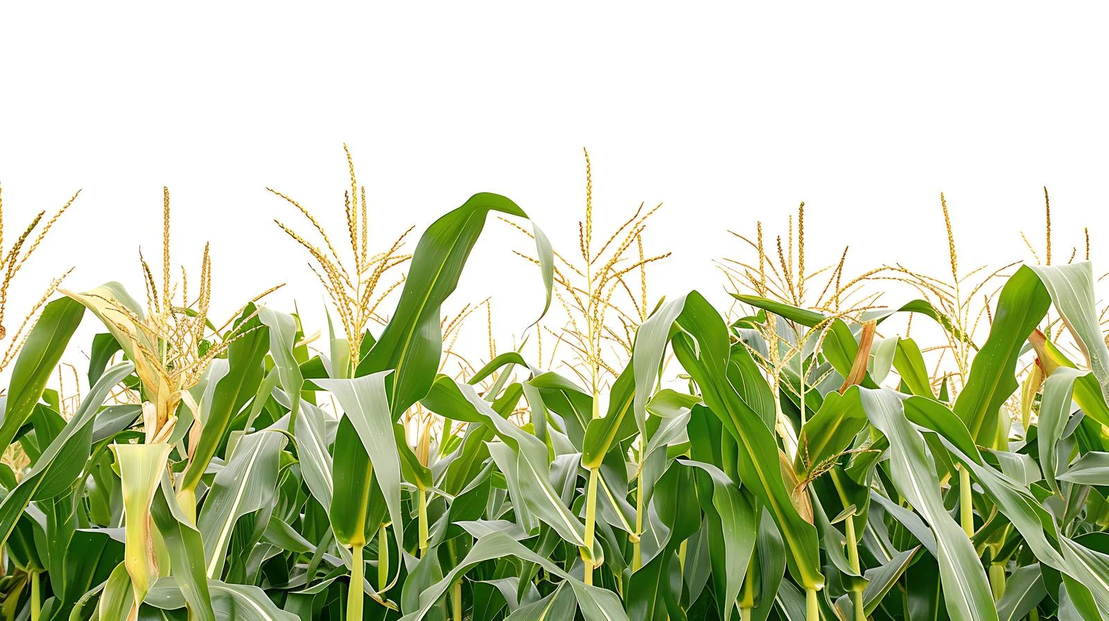Young corn ear in Midwest field — free download from Dotvec