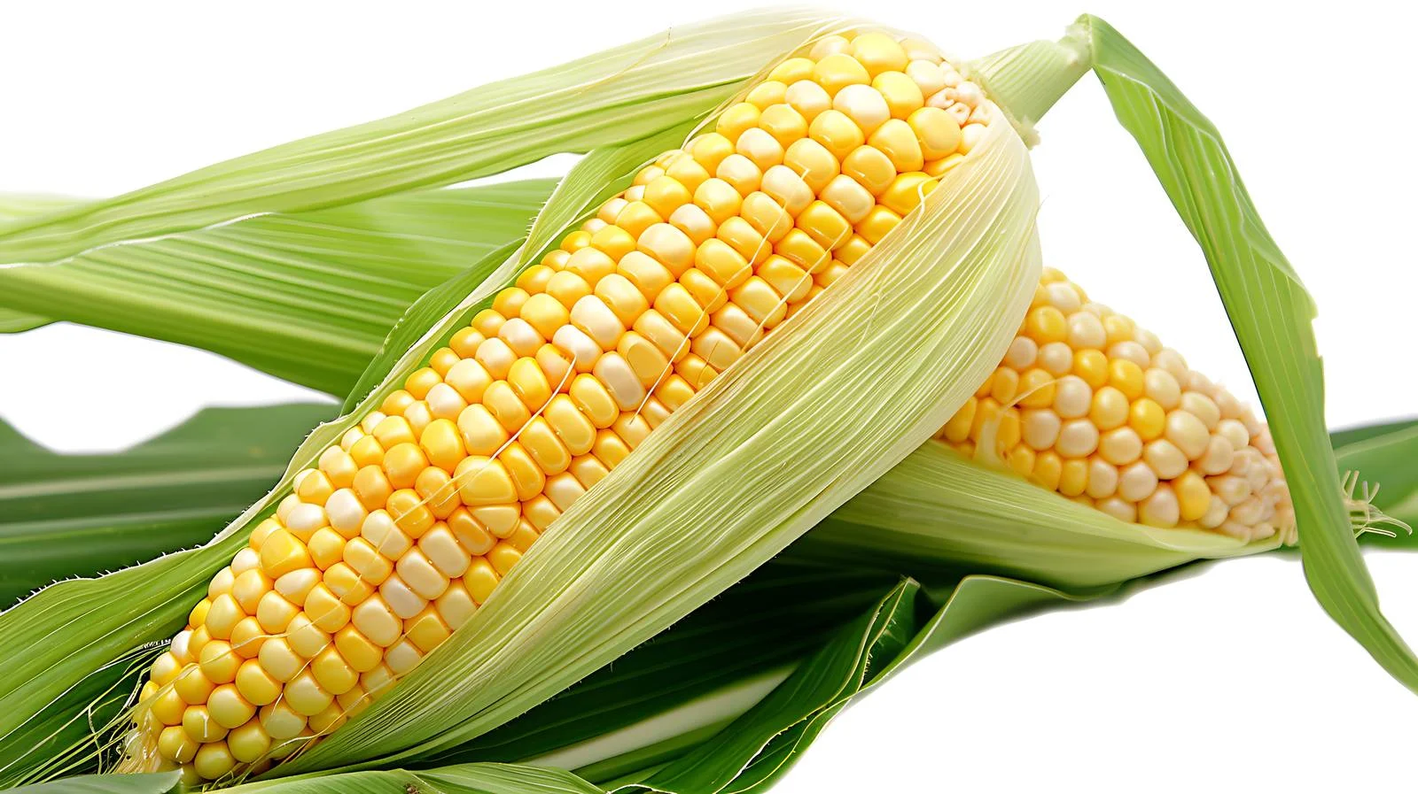 Close-up of young corn in Midwestern field — free download from Dotvec