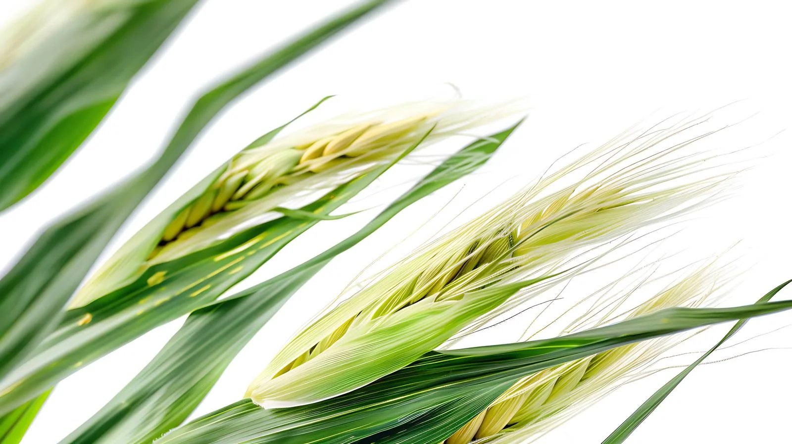 Detailed view of young corn cob with tassels — free download from Dotvec