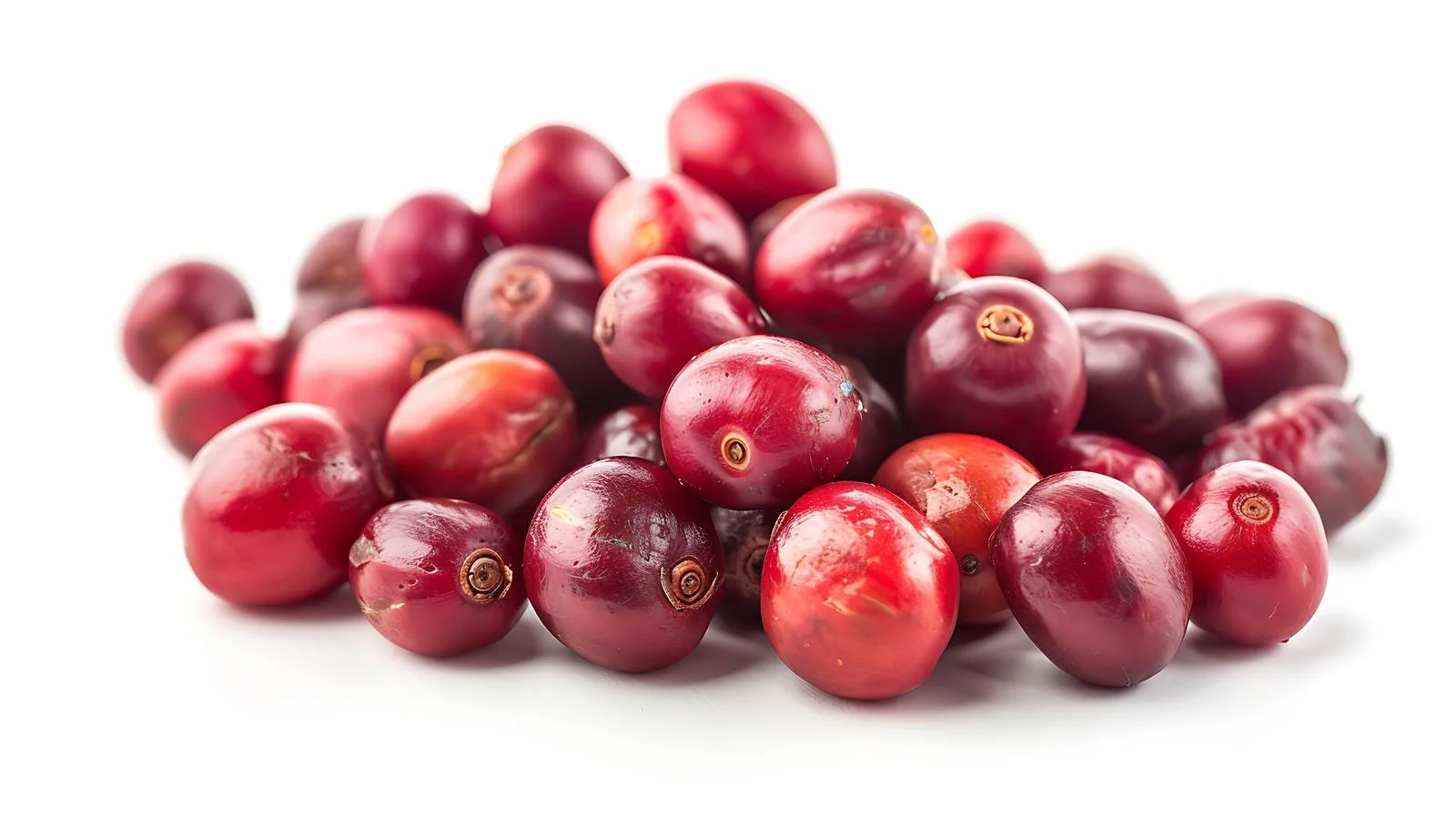 Organic Red Coffee Cherries Close-Up — free download from Dotvec