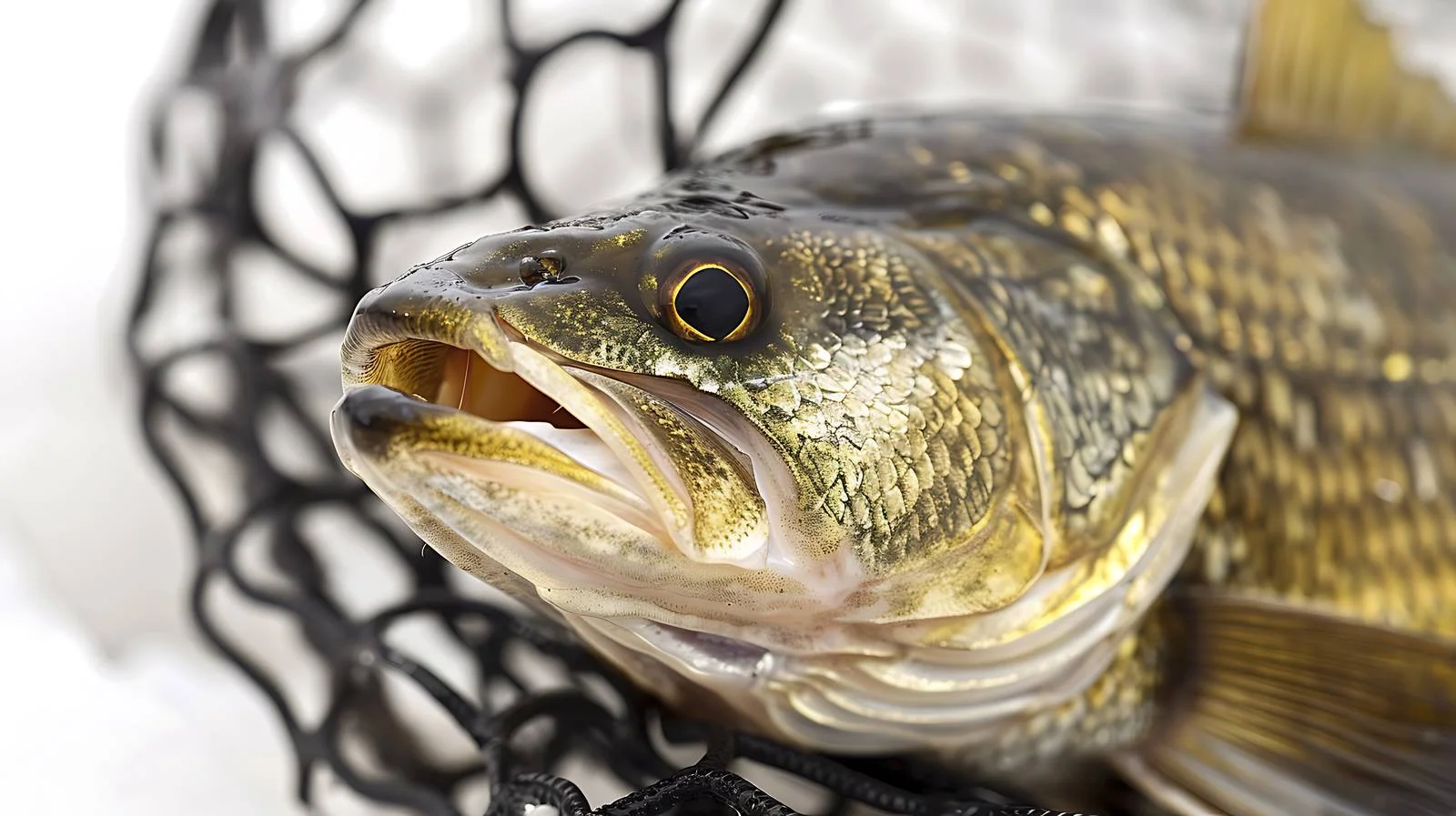 Detailed capture of a beautiful walleye — free download from Dotvec