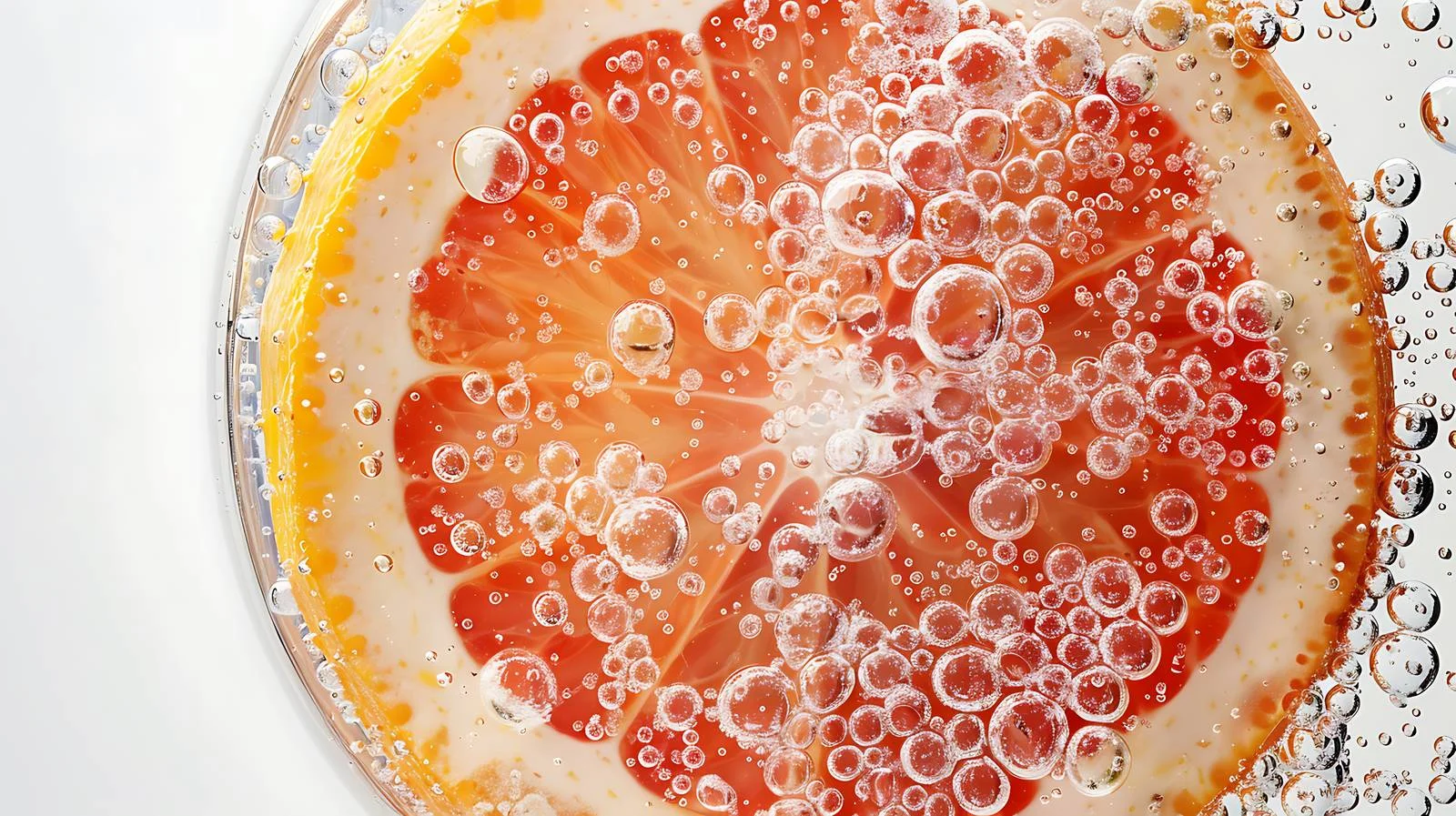 Grapefruit Slice in Soda Water — free download from Dotvec