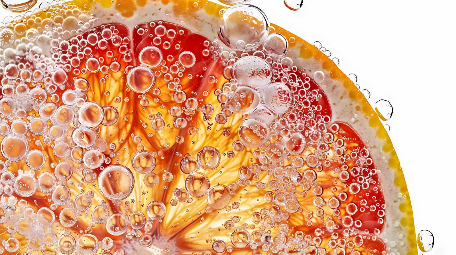 Grapefruit Slice in Soda Water — free download from Dotvec