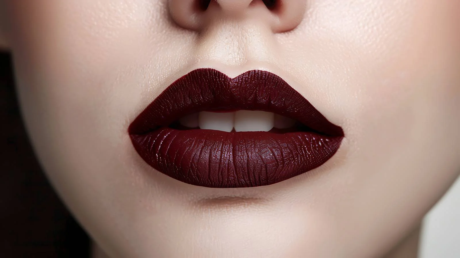 Beauty Portrait: Dark Lips Close-Up — free download from Dotvec