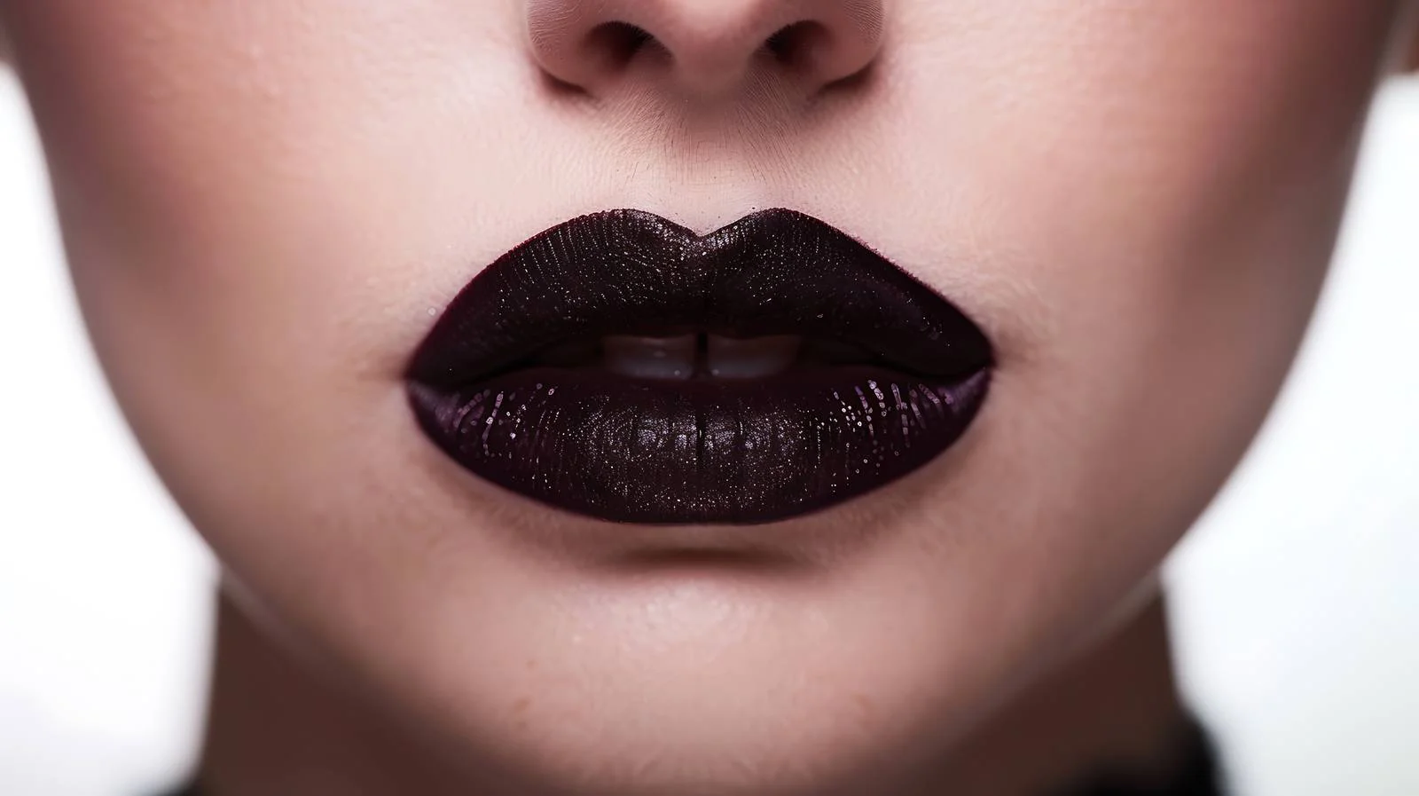 Elegant Dark Lips Close-Up Shot — free download from Dotvec