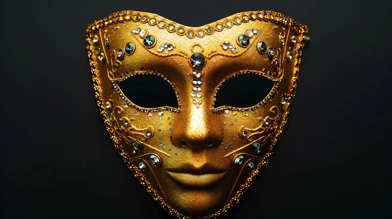 Luxurious Carnival Mask with Diamonds — free download from Dotvec