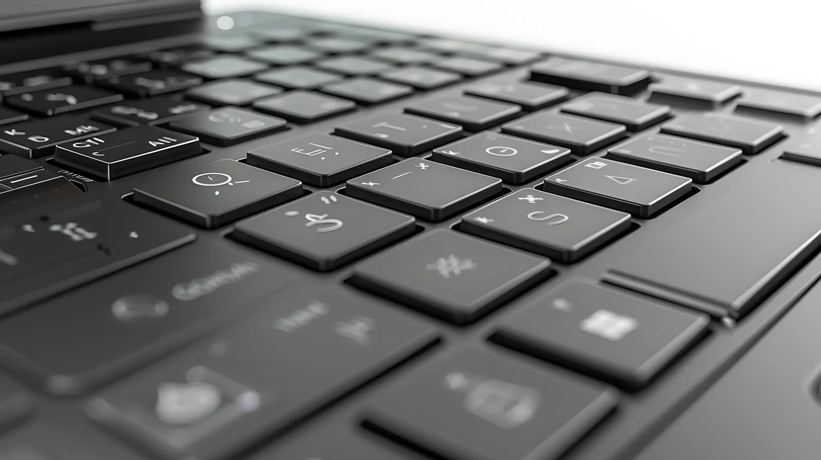 Detailed Keyboard Close-up View — free download from Dotvec