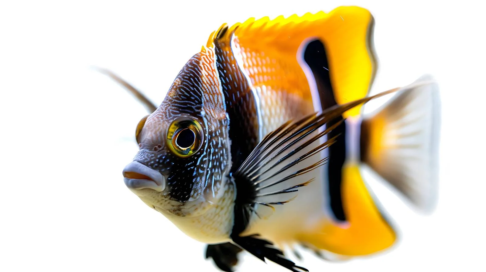 Close-up Pennant Coralfish Image — free download from Dotvec