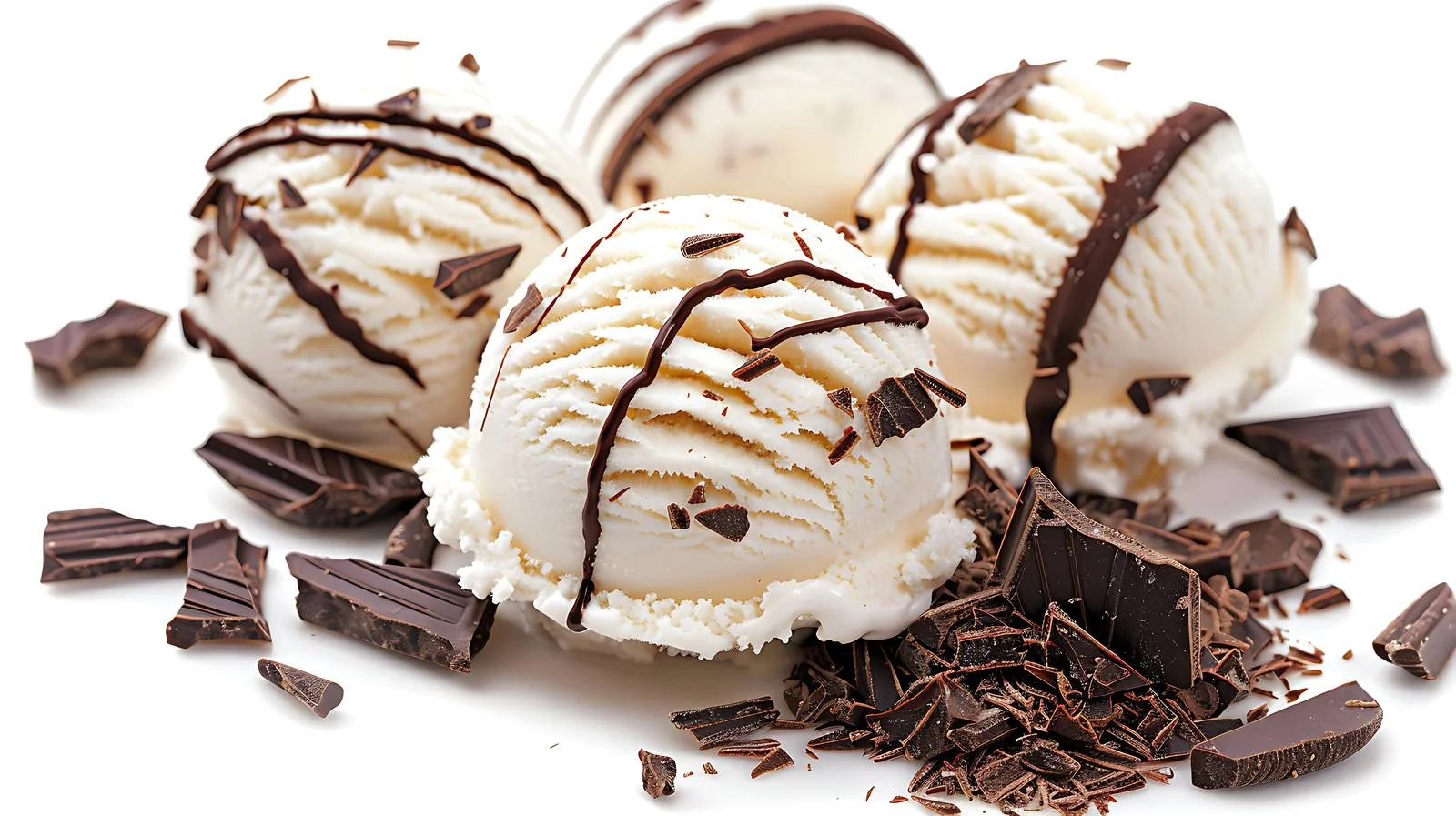 Delicious Vanilla Ice Cream Close-Up — free download from Dotvec