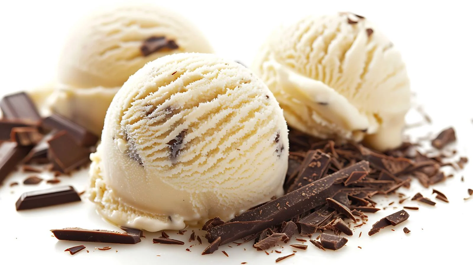 Vanilla Chocolate Ice Cream Close-Up — free download from Dotvec