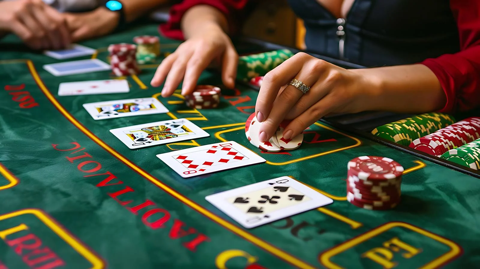 Women Playing Cards Close-Up View — free download from Dotvec