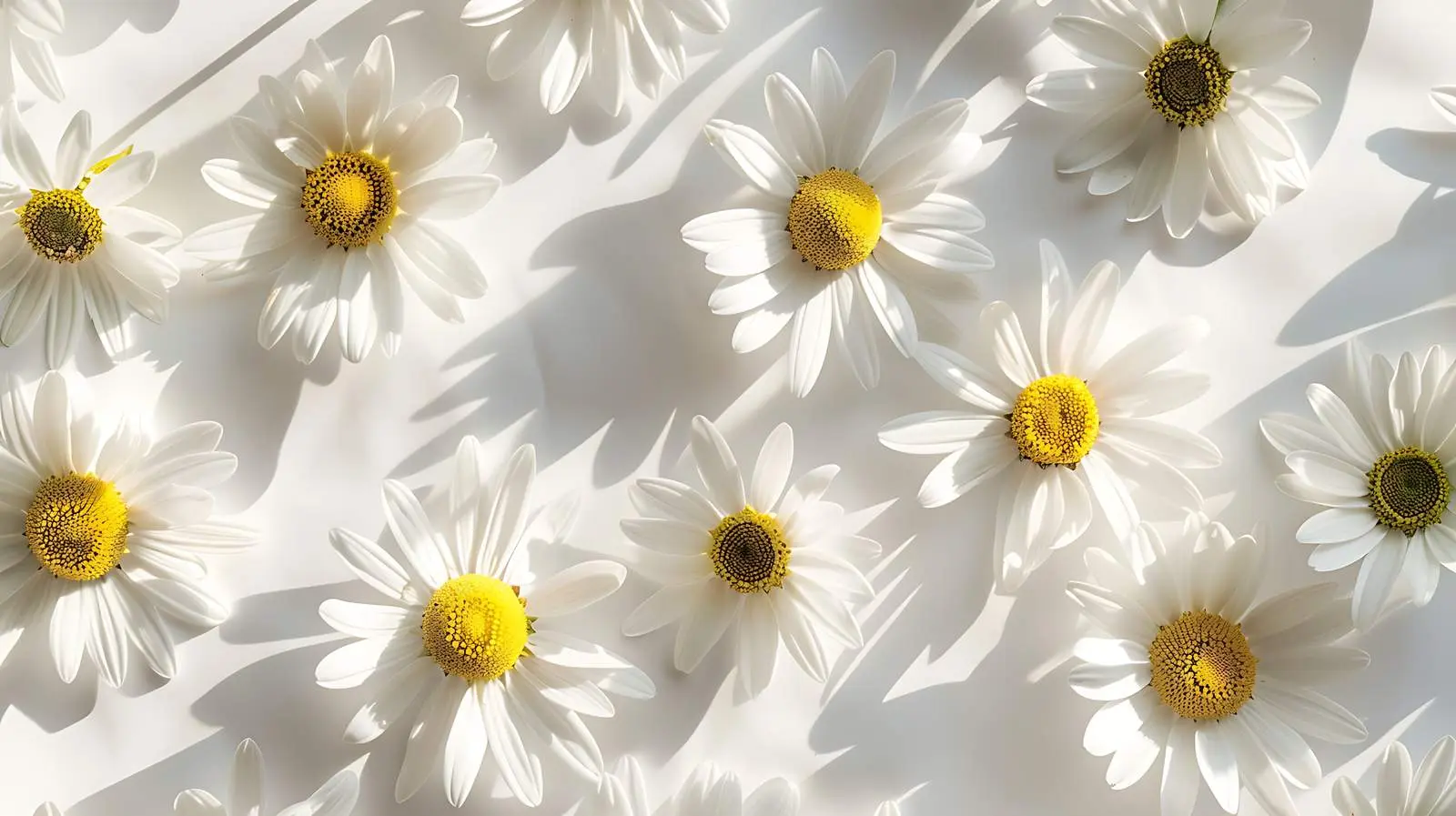 Chamomile Daisy Buds in Sunlight Close-up — free download from Dotvec