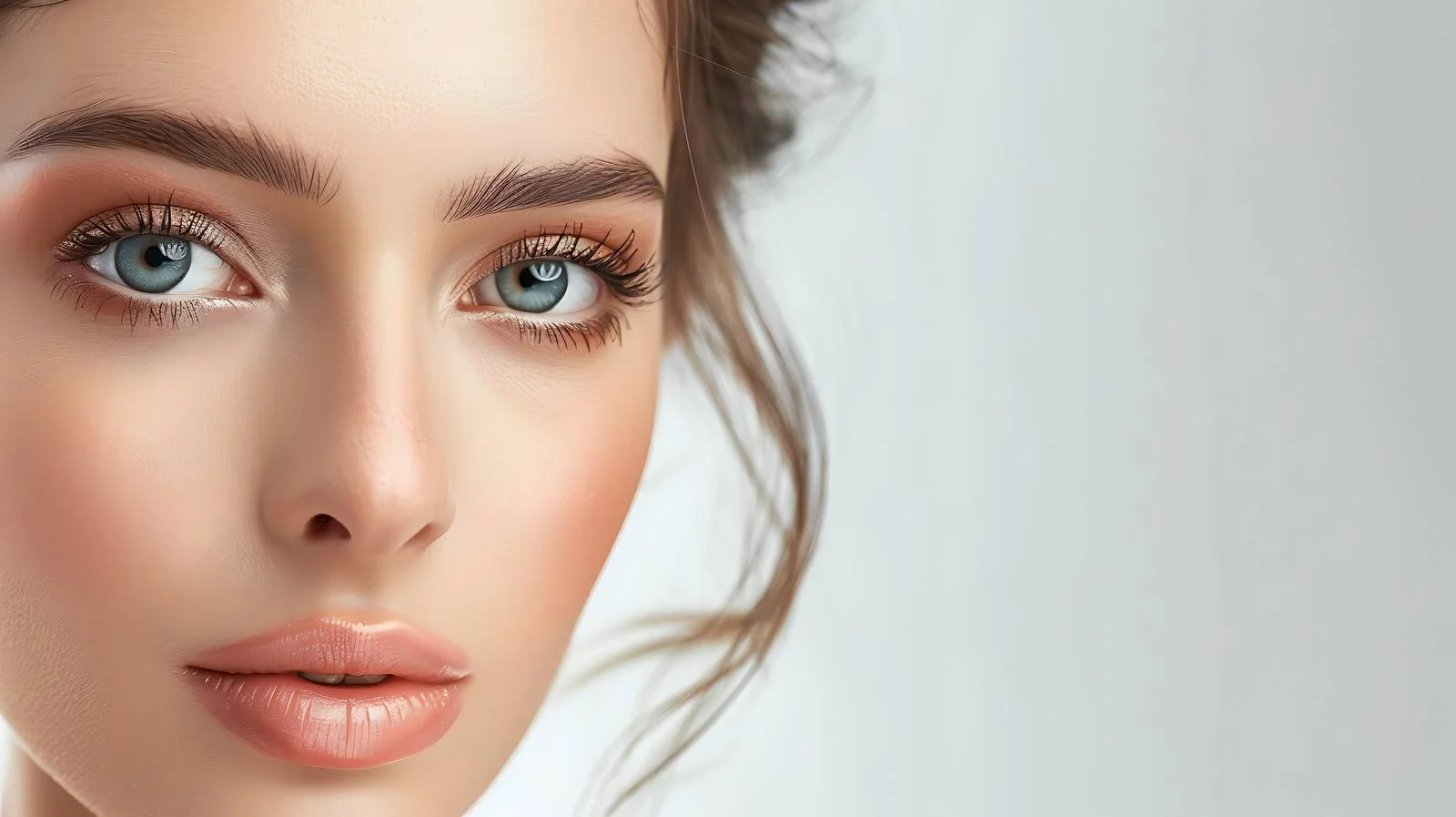 Elegant Young Woman with Radiant Skin — free download from Dotvec