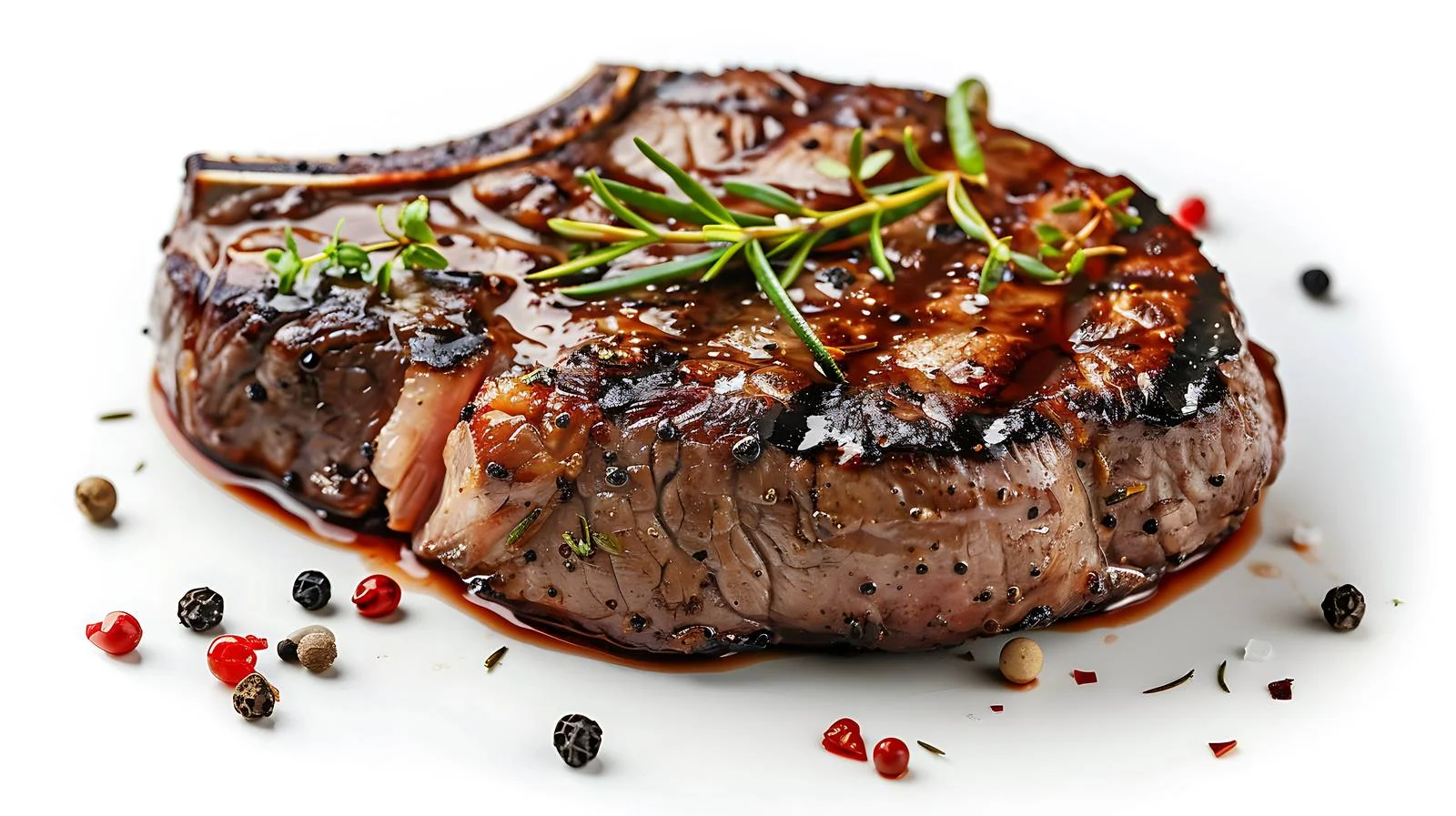 Close-up Grilled Rib Eye — free download from Dotvec