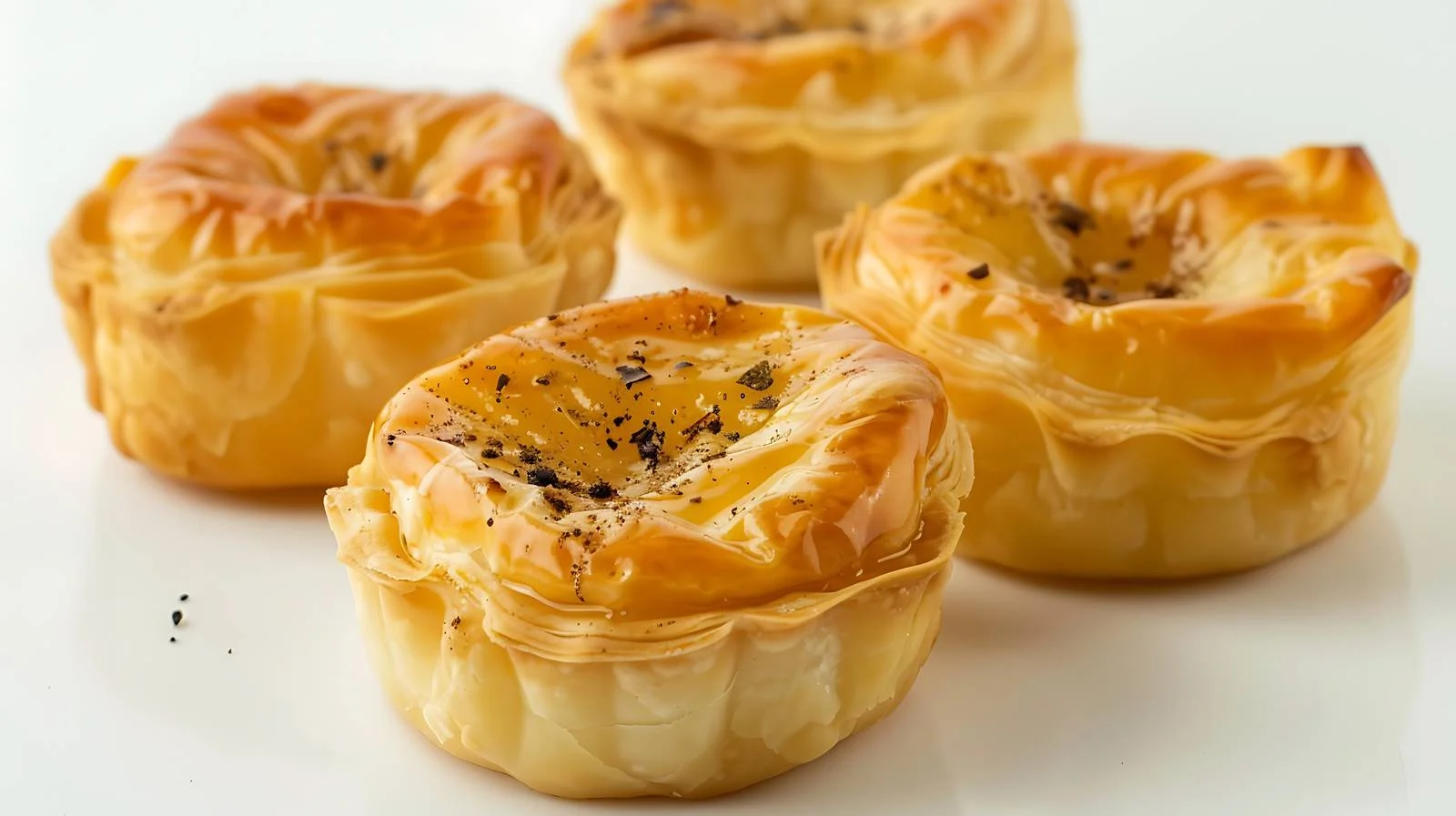 Delicious Mini Cheese Pies with Myzithra — free download from Dotvec