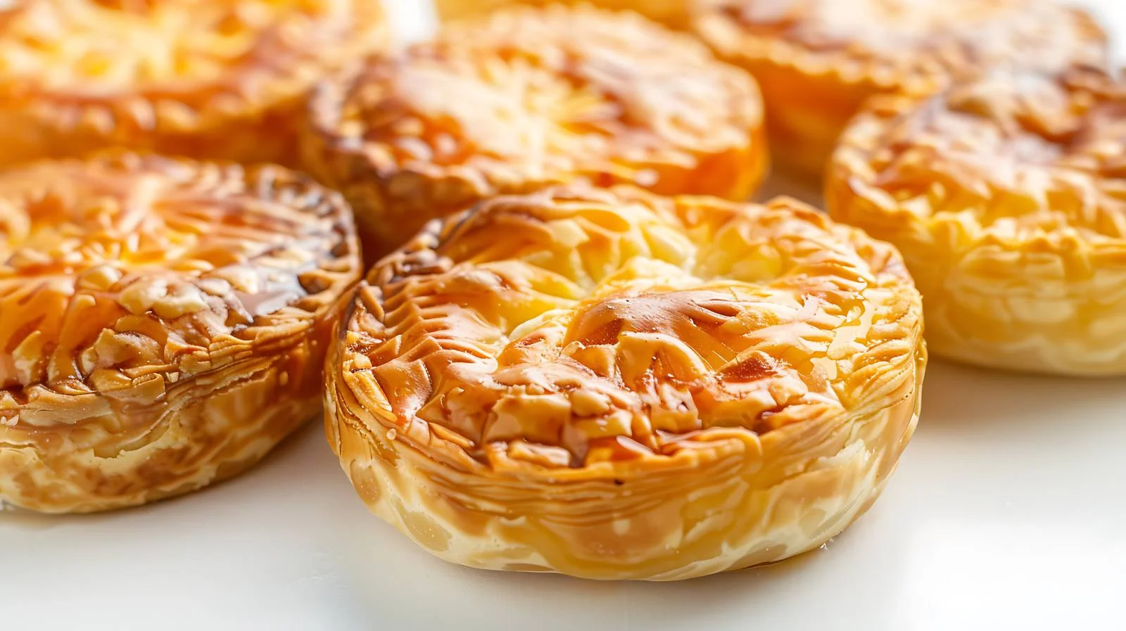 Closeup Mini Cheese Pies with Myzithra and Cretan Honey — free download from Dotvec