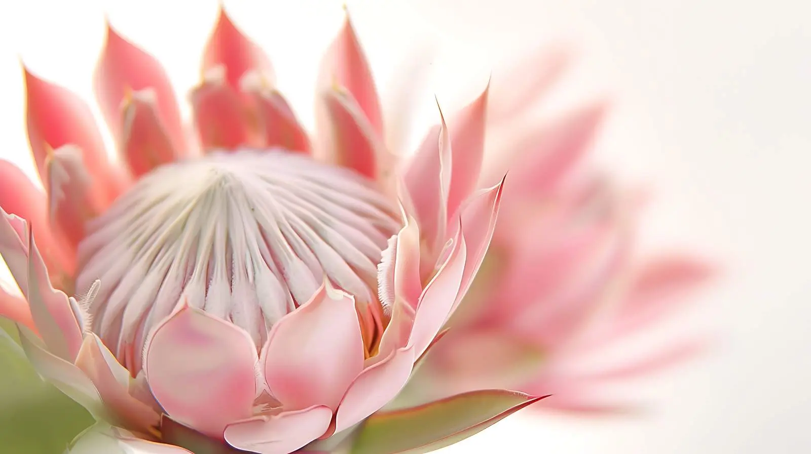 Closeup of Blurred Protea Flower — free download from Dotvec