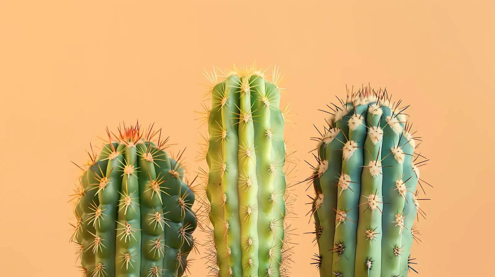 Closeup of Cactus on Beige Background – free point image from Dotvec