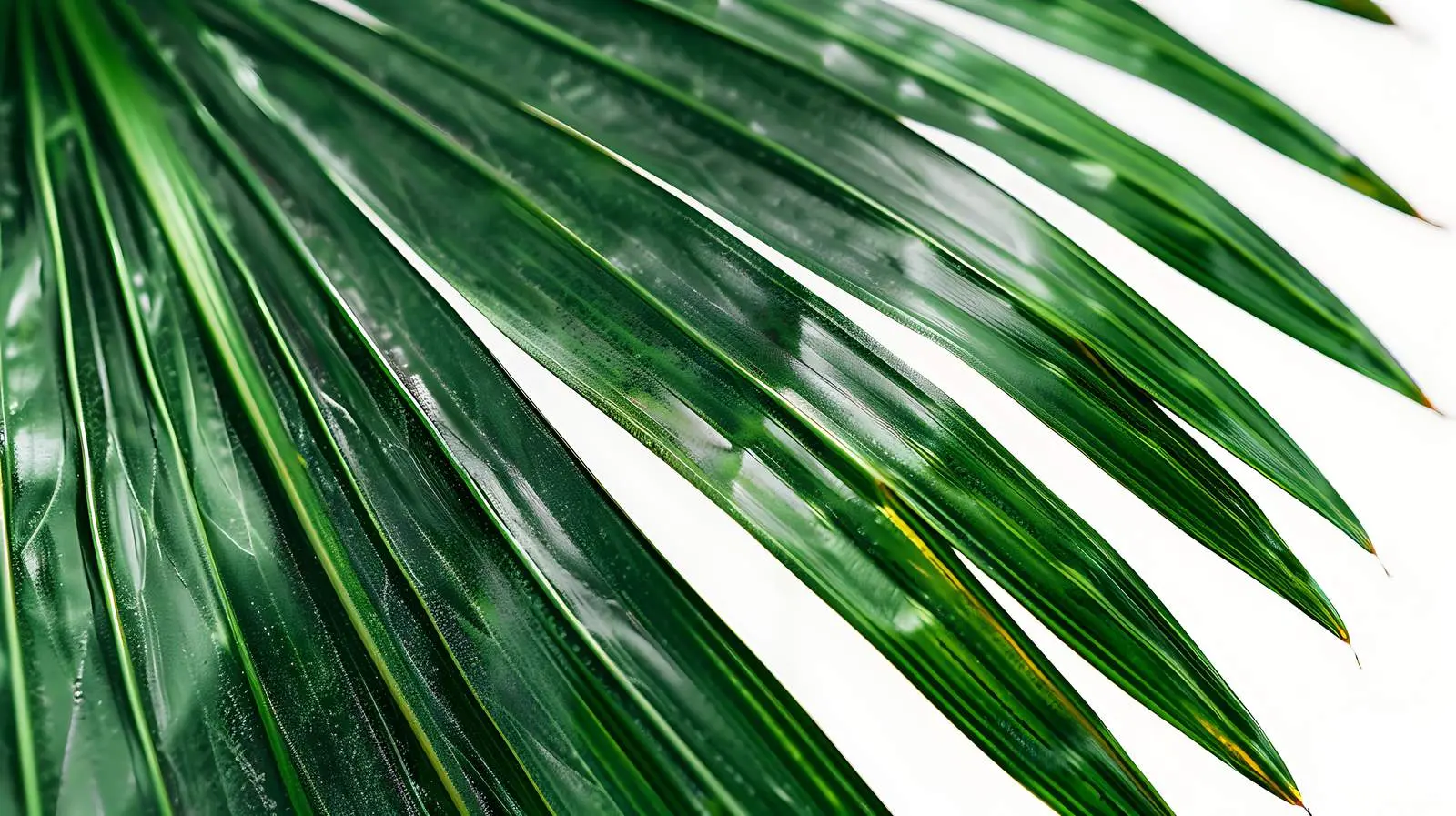 Closeup of Exotic Tropical Palm Leaf — free download from Dotvec