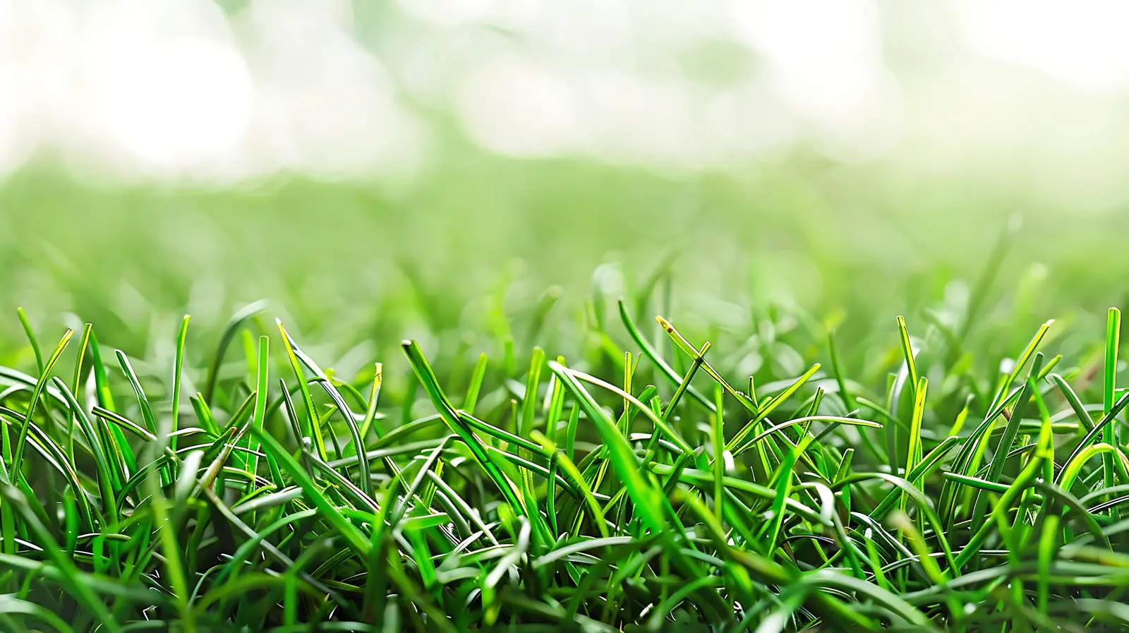 Closeup of Lush Green Grass on White Background – free nature art image from Dotvec