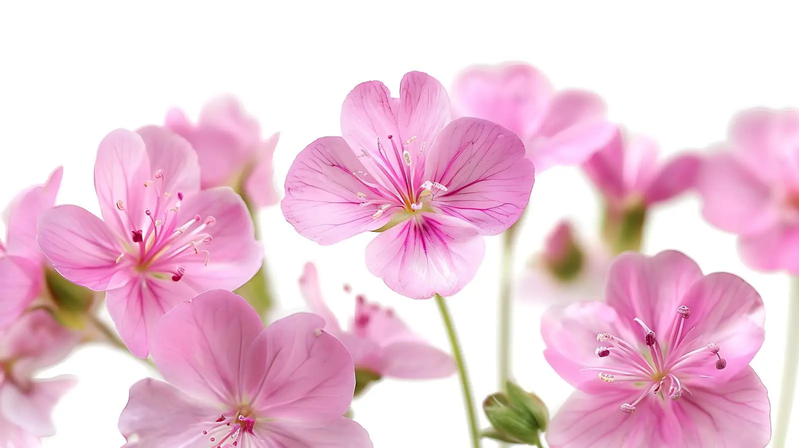 Closeup of Elegant Pink Spring Flowers – free flower background image from Dotvec