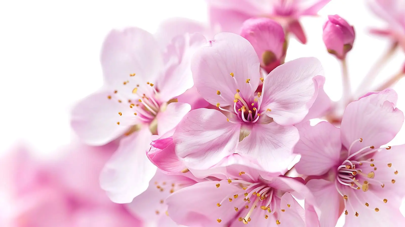 Close-Up of Elegant Pink Spring Flowers – free flower details image from Dotvec