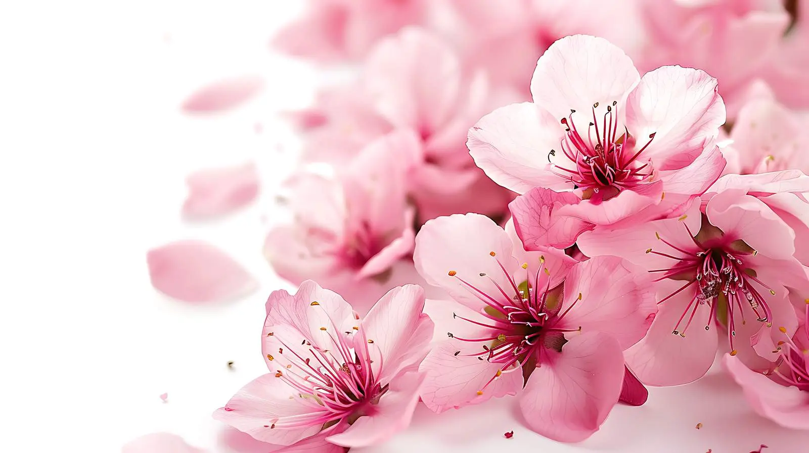 Closeup of Elegant Pink Spring Flowers — free download from Dotvec