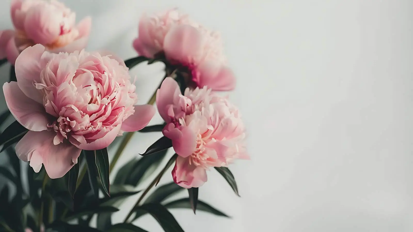Closeup of Elegant Pink Peony Bouquet — free download from Dotvec