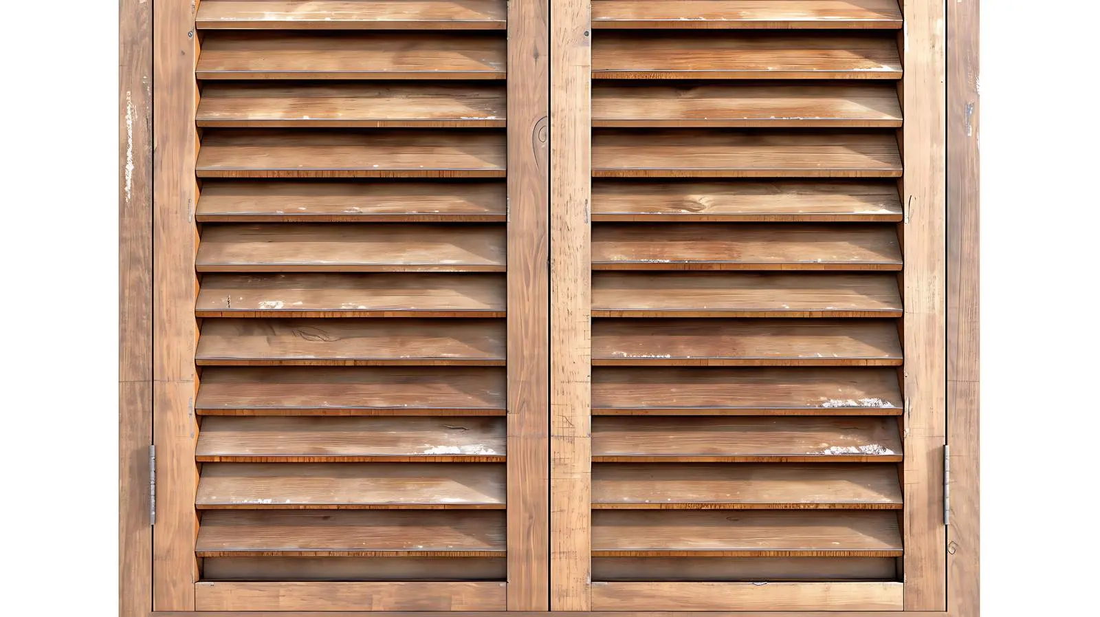 Closeup of Wooden Closet Shutter Doors – free room enhancement image from Dotvec