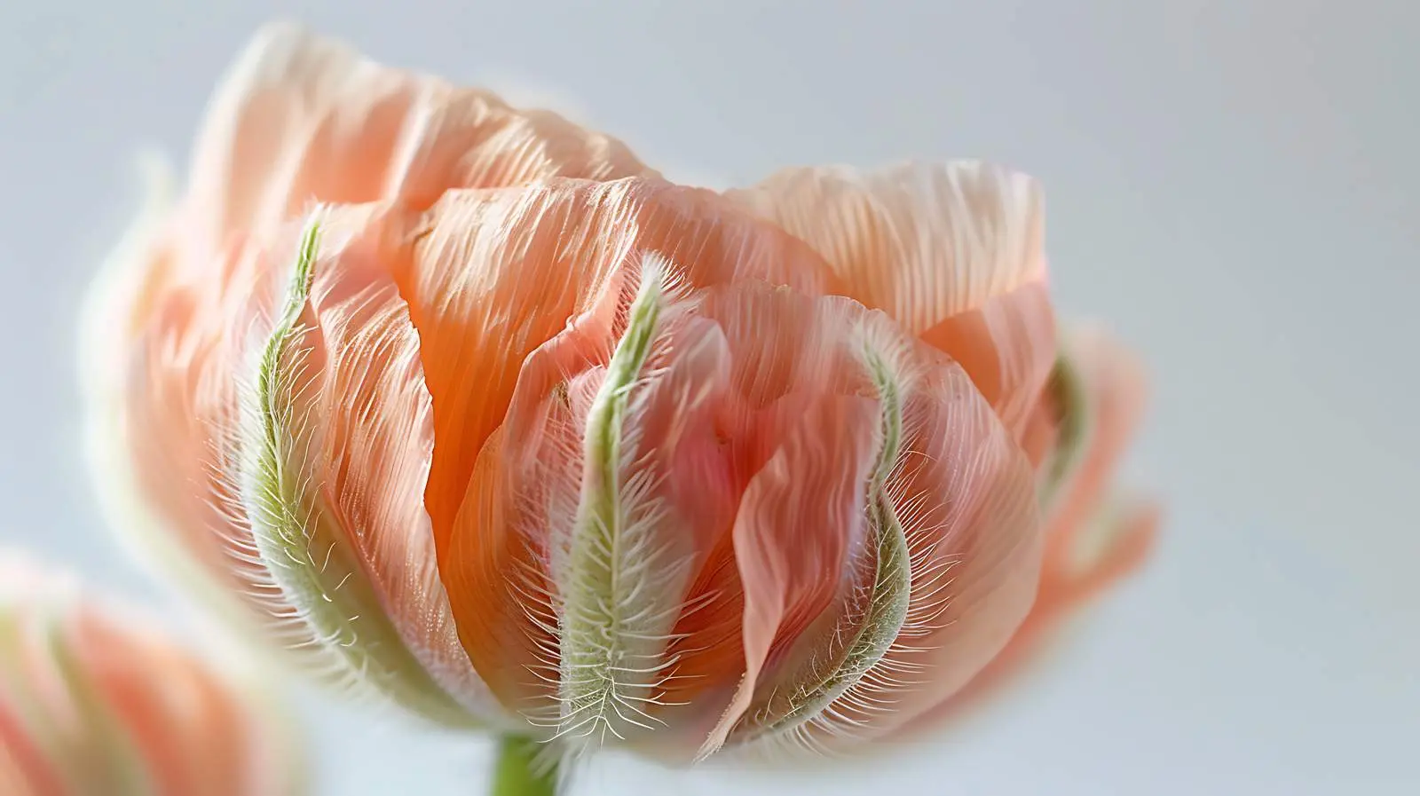 Delicate Peach Pink Poppy Flower Close-Up – free peach pink image from Dotvec