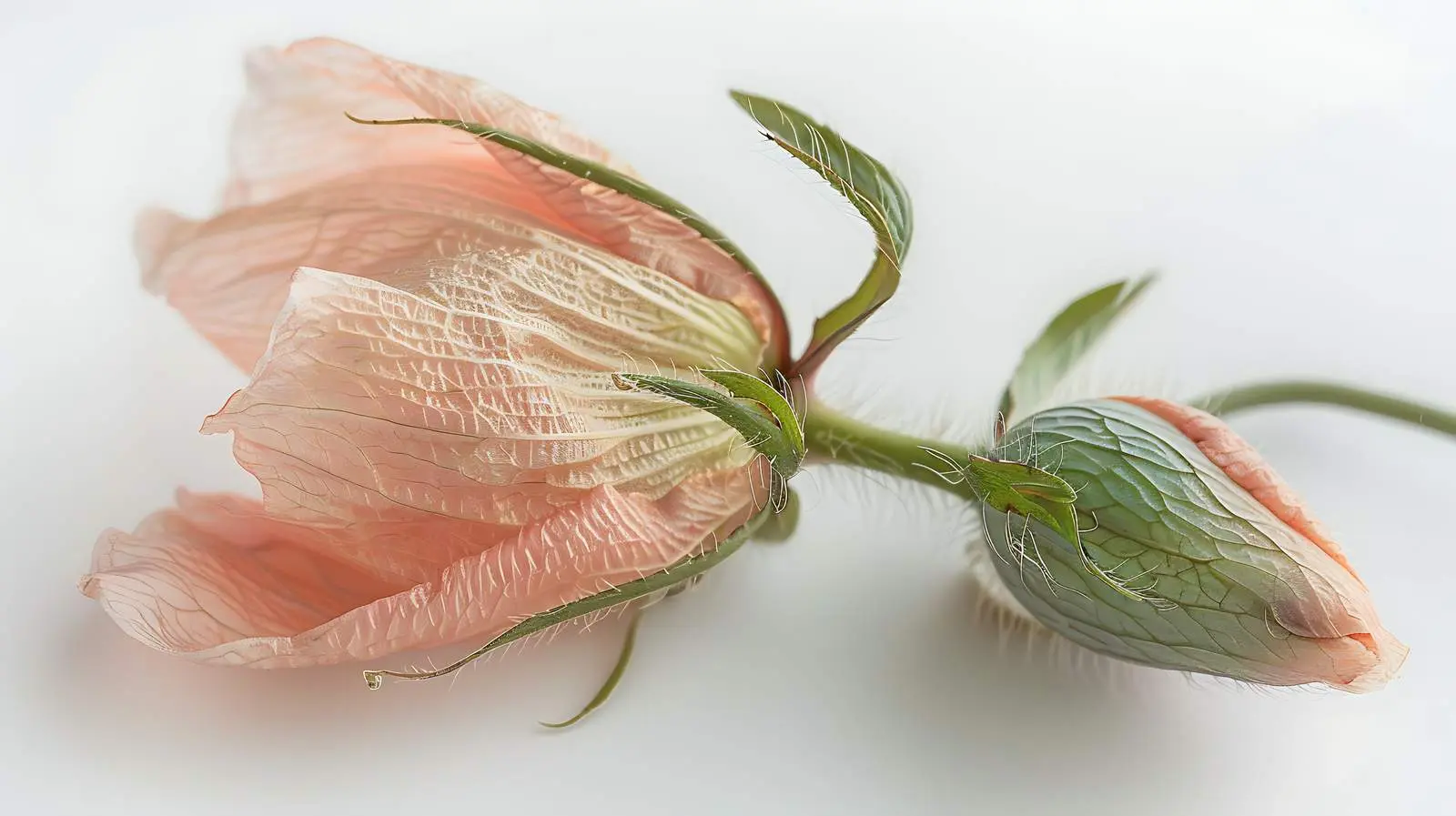 Closeup of Peach Pink Poppy Flower – free peach pink image from Dotvec